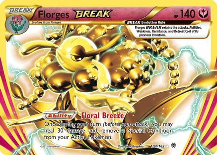 Florges BREAK 104/162  - Holofoil XY  BREAKthrough