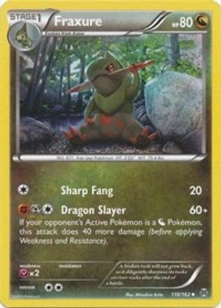 Fraxure 110/162  - Reverse Holofoil XY  BREAKthrough