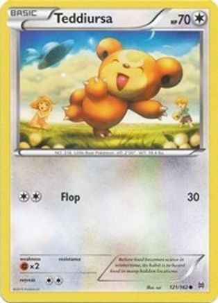 Teddiursa 121/162  - Reverse Holofoil XY  BREAKthrough