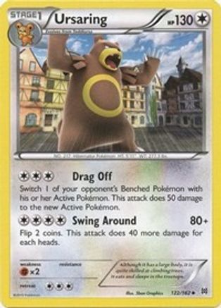 Ursaring 122/162  - Reverse Holofoil XY  BREAKthrough