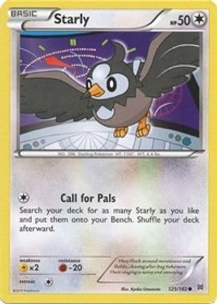 Starly 125/168  - Reverse Holofoil XY  BREAKthrough