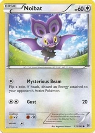 Noibat 132/162  - Reverse Holofoil XY  BREAKthrough