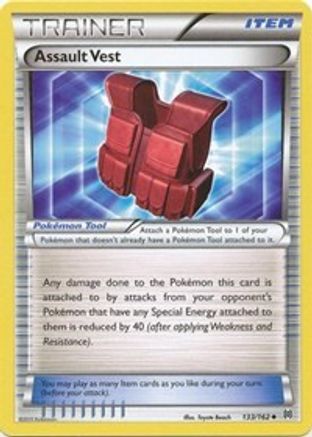 Assault Vest 133/162  - Reverse Holofoil XY  BREAKthrough