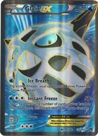 Glalie EX (Full Art) 155/162  - Holofoil XY  BREAKthrough