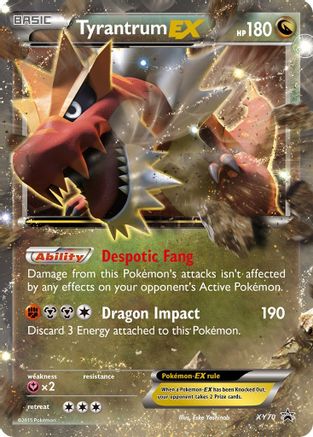 Tyrantrum EX XY70  - Holofoil XY Promos
