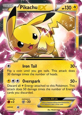 Pikachu EX XY84  - Holofoil XY Promos