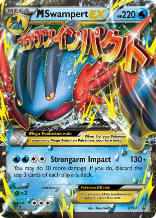 M Swampert EX XY87  - Holofoil XY Promos