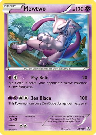 Mewtwo XY100  - Holofoil XY Promos