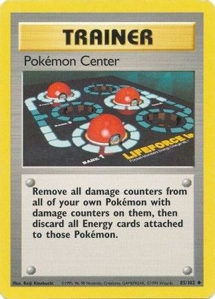 Pokemon Center 085/102 - Unlimited Base Set