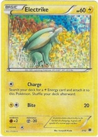Electrike 007/12  - Holofoil McDonalds Promos 2015