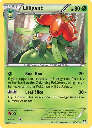 Lilligant 008/122  - Reverse Holofoil XY  BREAKpoint