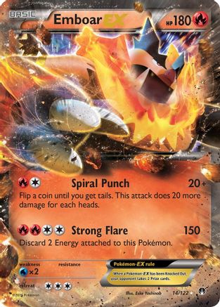 Emboar EX 014/122  - Holofoil XY  BREAKpoint