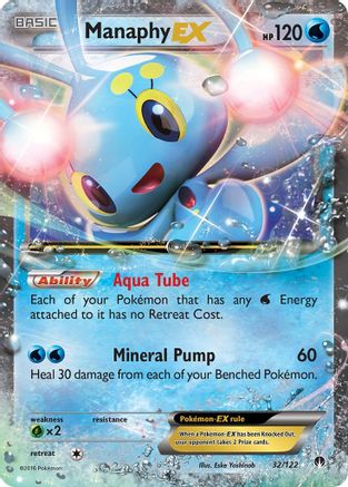 Manaphy EX 032/122  - Holofoil XY  BREAKpoint
