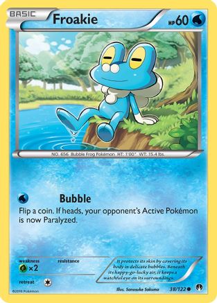 Froakie 038/122  - Reverse Holofoil XY  BREAKpoint