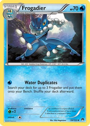 Frogadier 039/122  - Reverse Holofoil XY  BREAKpoint