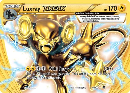 Luxray BREAK 047/122  - Holofoil XY  BREAKpoint