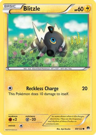 Blitzle 048/122  - Reverse Holofoil XY  BREAKpoint