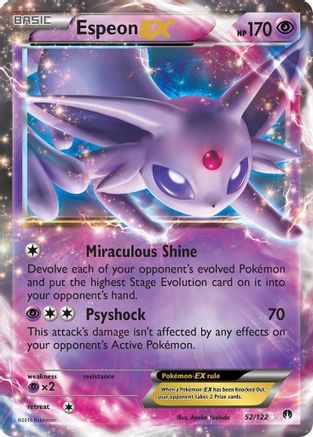 Espeon EX 052/122  - Holofoil XY  BREAKpoint