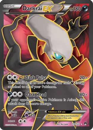 Darkrai EX (Full Art) 118/122  - Holofoil XY  BREAKpoint