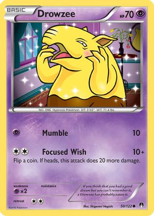 Drowzee 050/122  - Reverse Holofoil XY  BREAKpoint