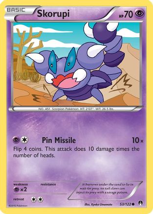 Skorupi 053/122  - Reverse Holofoil XY  BREAKpoint