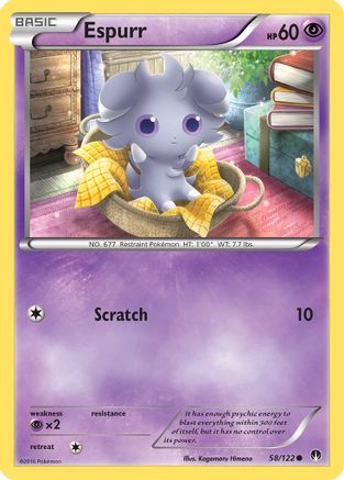 Espurr 058/122  - Reverse Holofoil XY  BREAKpoint