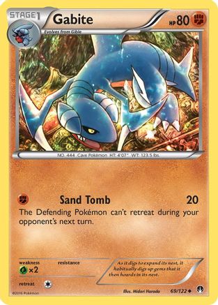 Gabite 069/122  - Reverse Holofoil XY  BREAKpoint