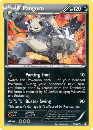 Pangoro 075/122  - Reverse Holofoil XY  BREAKpoint