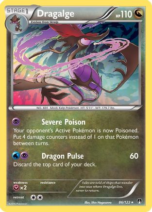 Dragalge 086/122  - Holofoil XY  BREAKpoint