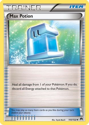 Max Potion 103/122  - Reverse Holofoil XY  BREAKpoint