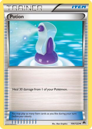 Potion 106/122  - Reverse Holofoil XY  BREAKpoint