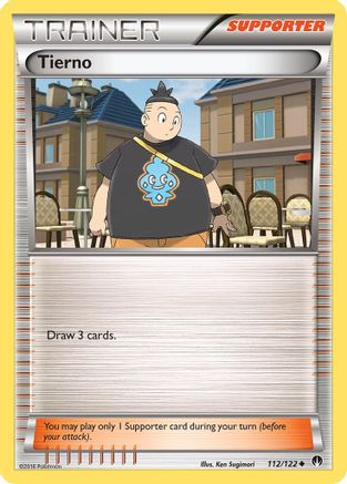 Tierno 112/122  - Reverse Holofoil XY  BREAKpoint