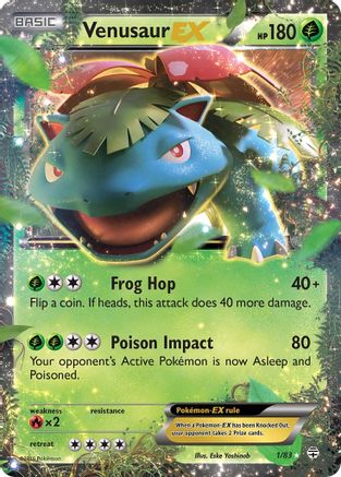 Venusaur EX 001/83  - Holofoil Generations