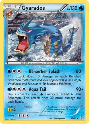 Gyarados 023/83  - Reverse Holofoil Generations
