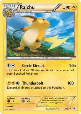 Raichu 027/83  - Holofoil Generations