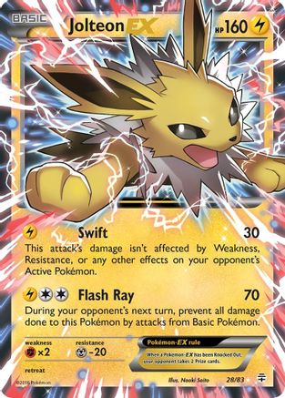 Jolteon EX 028/83  - Holofoil Generations
