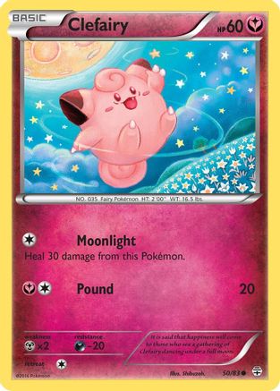 Clefairy 050/83  - Reverse Holofoil Generations