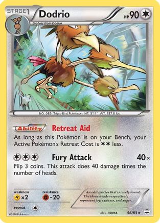 Dodrio 056/83  - Reverse Holofoil Generations