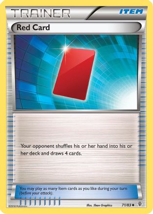 Red Card 071/83  - Reverse Holofoil Generations