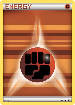 Fighting Energy 080/83  - Reverse Holofoil Generations