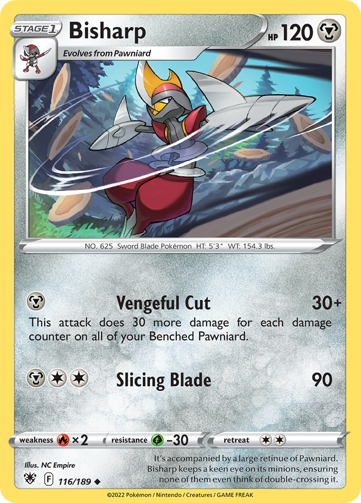 Bisharp 116/189 - Reverse Holofoil Astral Radiance