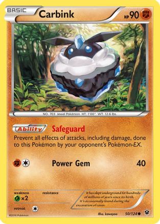 Carbink 050/124  - Reverse Holofoil XY  Fates Collide