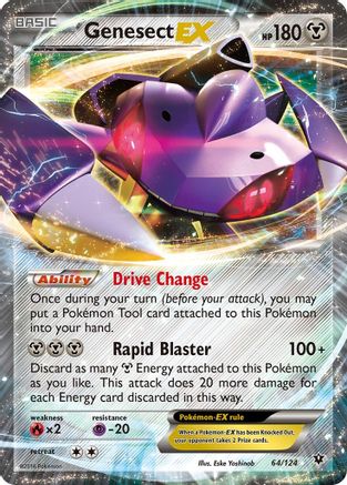 Genesect EX 064/124  - Holofoil XY  Fates Collide