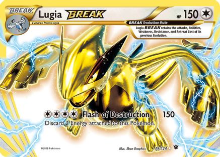 Lugia BREAK 079/124  - Holofoil XY  Fates Collide