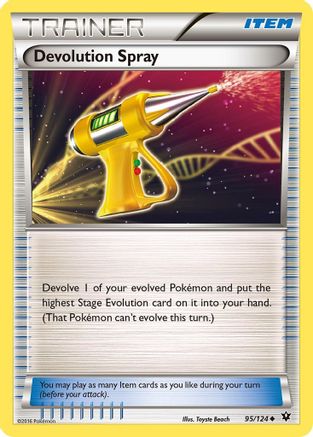 Devolution Spray 095/124  - Reverse Holofoil XY  Fates Collide