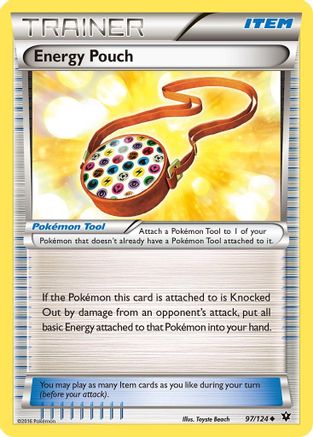Energy Pouch 097/124  - Reverse Holofoil XY  Fates Collide