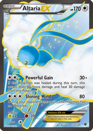 Altaria EX (Full Art) 123/124  - Holofoil XY  Fates Collide