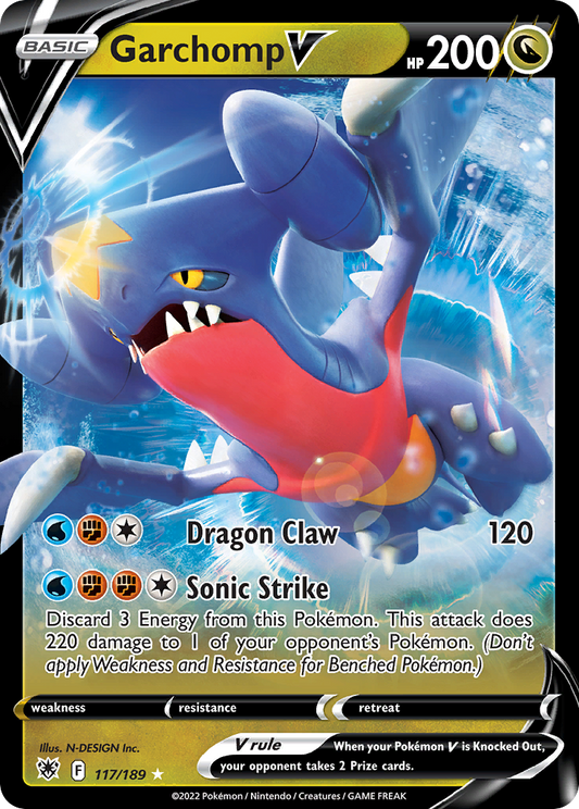 Garchomp V 117/189 - Holofoil Astral Radiance