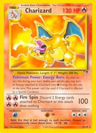 Charizard (WotC Legendary Collection) 003/110  Deck Exclusives