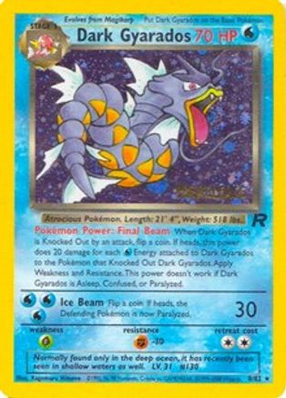 Dark Gyarados (Prerelease) 008/82 - Holofoil WoTC Promo